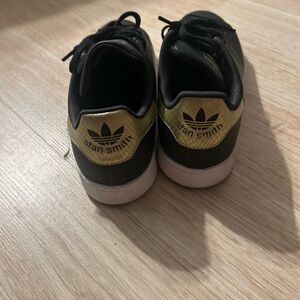 Adidas Sneakers - Black with Gold Accents